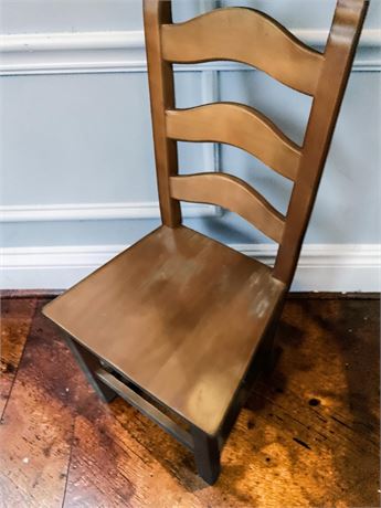 A.C. Furniture Company Natural Wood Finish Ladderback Dining Chairs (Set of 4)