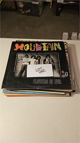 Mixed Vintage Album Lot: Led Zepplin, Shawn Phillips, Lynyrd Skynrd & More