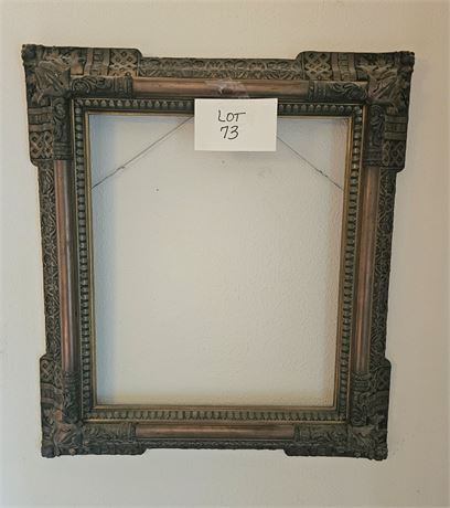 Antique Ornate Carved Wood Frame