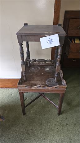 Vintage Wood End Tables