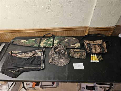Camo Sporting Goods:Camo Paint/Bags/Mossy Oak Thermal Pants & Allen Rifle Bag