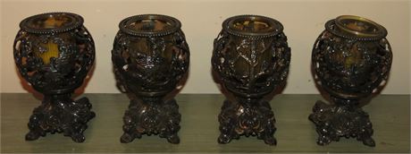 Vintage "Safari Animal" Votive Candle Holders