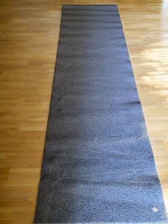 Blue Indoor/Outdoor Commercial Rug/Runner 113 Inches X 34 Inches