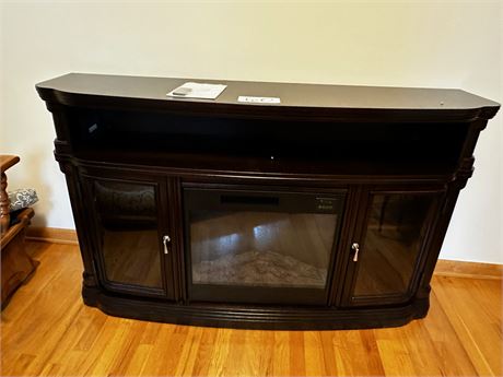 Espresso Electric Fireplace