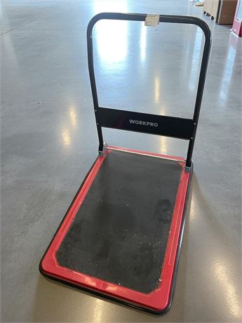 WorkPro Folding Platform Rolling Utility Cart