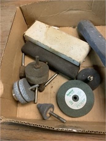 Wet Stones and Grinding Wheels Lot