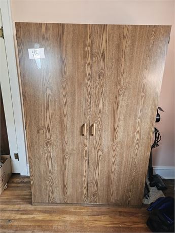 Large Pressed‑Wood Closet Storage Cabinet