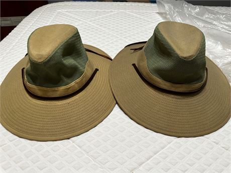 Mens Dorfman Pacific Bucket Hats, Size Lg