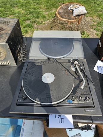 Quanta 500 & Technics Turn Tables