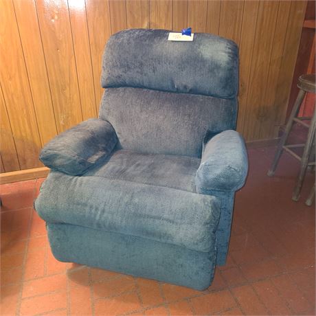 Blue Rocker Recliner