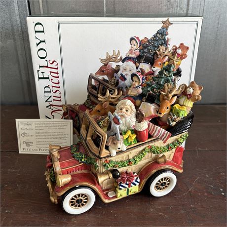 Fitz And Floyd Musicals Santa Mobile