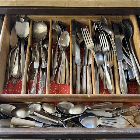 Drawerful of Flatware