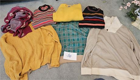 Vintage Men's Sweaters: Colours, Boston Trader, Bert Pultzer & More