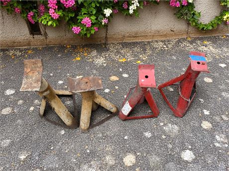 Metal Jack Stands - Lot of 4