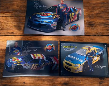 Ted Musgrave Photo Lot Featuring Race Cars - Lot of 3