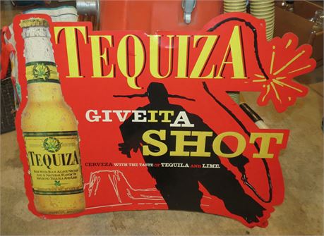 Tequiza Tin Sign