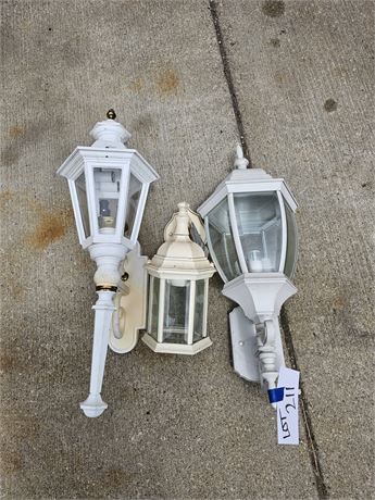 Mixed Outdoor Lantern Lot: Different Styles & Sizes
