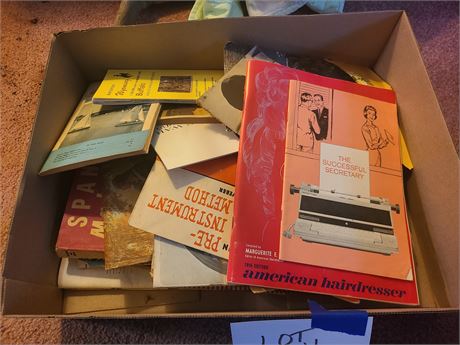 Box Full of Vintage Booklets / Travel Brochures & More