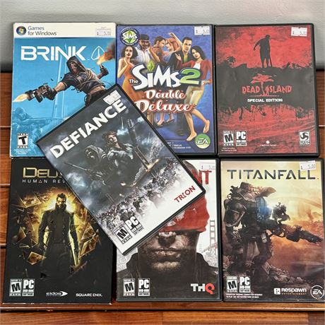 Collection of PC DVD-ROM Games
