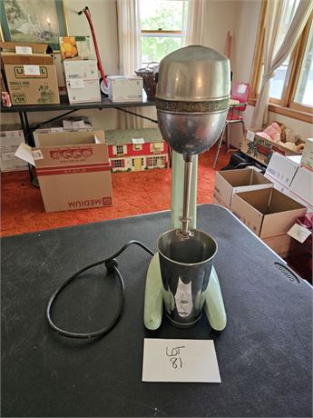 Vintage Hamilton Beach Green Soda Shop Milkshake Maker