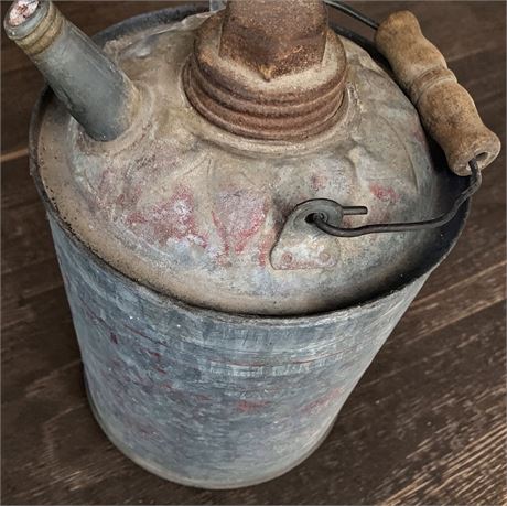 J & L Ware Galvanized Metal Fuel/Gas Can