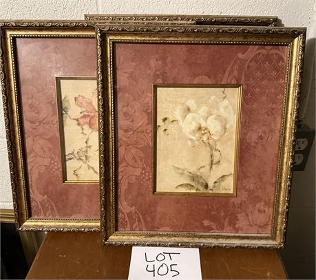 Floral Wall Art Set of 3