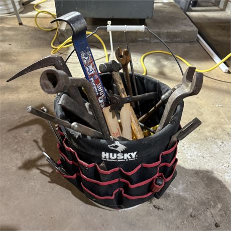 Mixed Tool Lot w/ Organizer Bucket