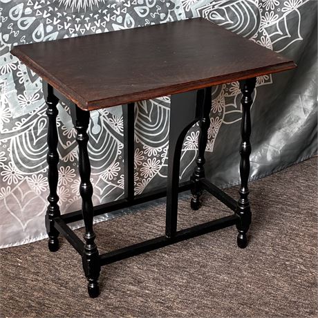 Vintage Wooden Accent Table