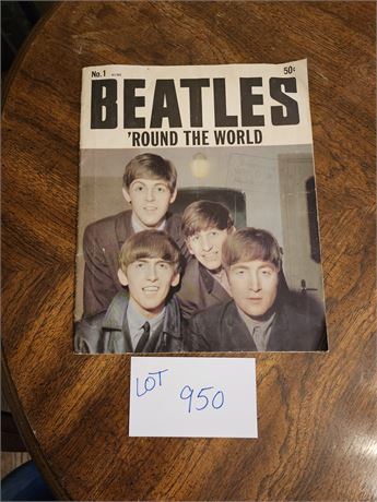 Beatles No#1 Round the World Winter 1964 WHLO Book
