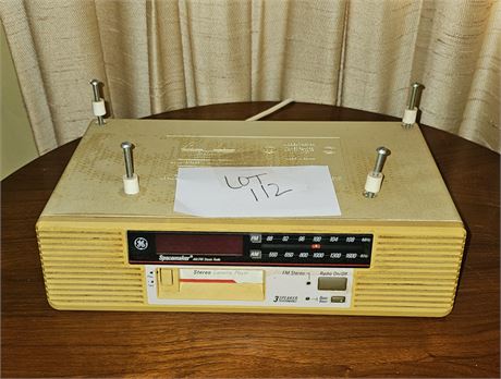 GE Undercabinet Cassette Player Radio