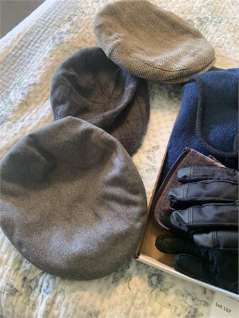 Men's Hat & Winter Glove Lot