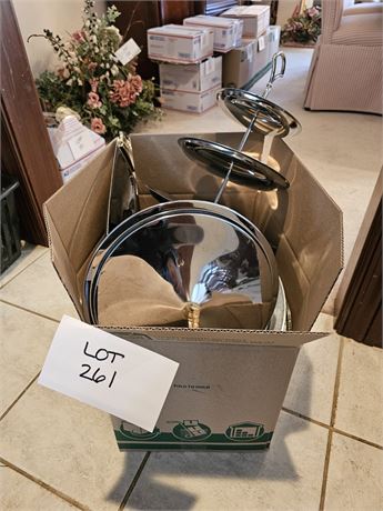 Mixed Metal Trays/Servers and More – Makers, Sizes, and Styles Vary