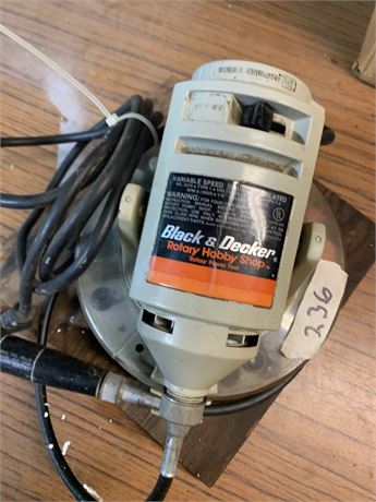 Black & Decker 9416 Rotary Hobby Shop Power Tool
