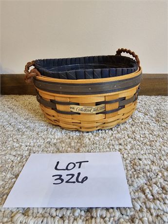 Longaberger 1998 Signed Collectors Club "Renewal" Basket