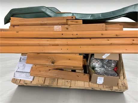 Children's Wood Playset Pallet
