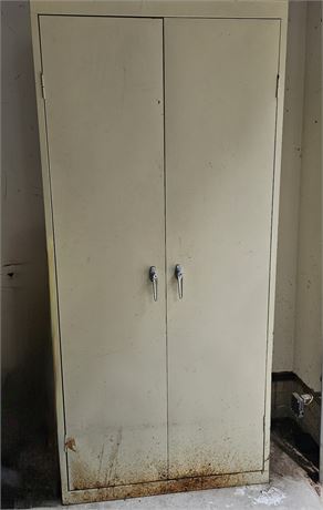 Garage Cabinet Including Contents