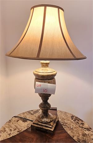Marble Urn Style Table Lamp