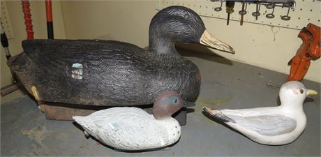 Plastic Ducks, Wood Seagull