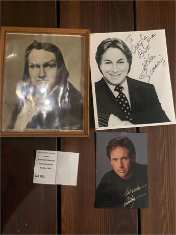 Autographed Photo Lot of 3