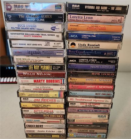 Country Cassette Tape Lot