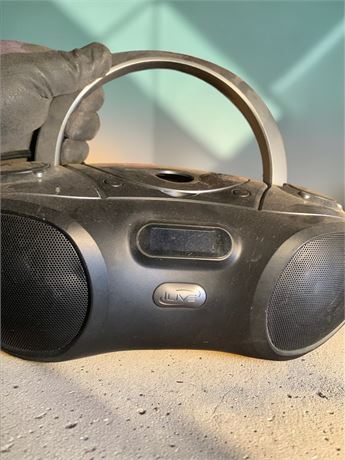 iLive Bluetooth Boombox (Model IBC233B) Portable CD & FM Radio Boom Box