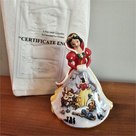 "Snow White's Dream"~Heirloom Porcelain Bell Collection w/COA