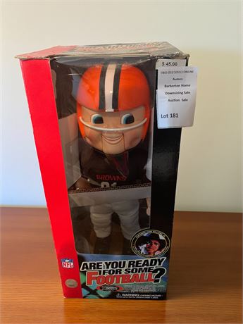 2001 Cleveland Browns Rockin Randall Animated Figure In Original Box