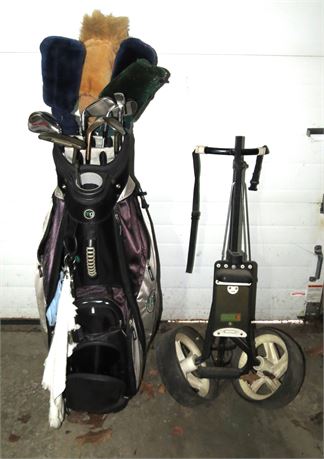 Golf Clubs, Cart