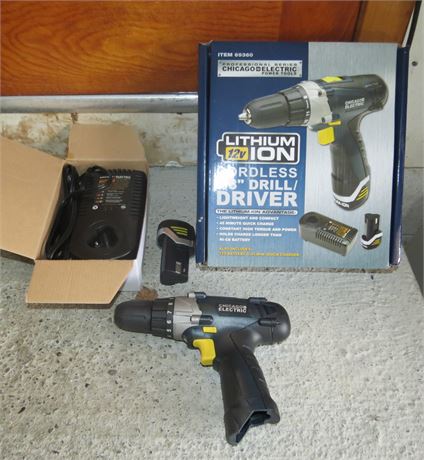 Cordless Chicago Electric 3/8" Drill/Driver