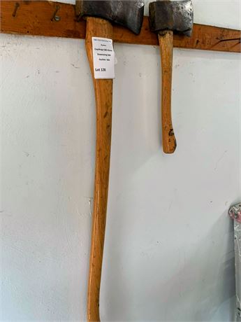 Wooden Handle Axe & Hatchet Tool Lot