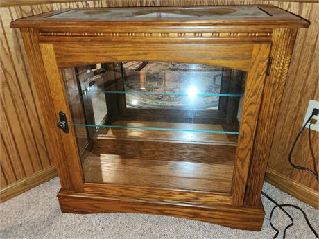 Lighted Curio Display Cabinet