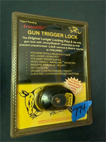 Armadillo Gun Trigger Lock With JimmyGuard Protection