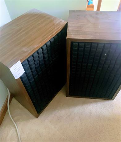 MCM Speaker Cabinet Set W/Textured Egg Crate Foam Grille Fronts