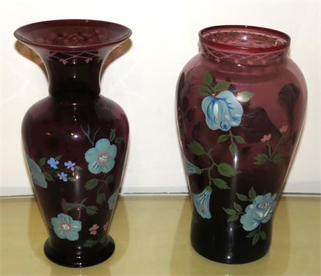 Hand Painted Vases